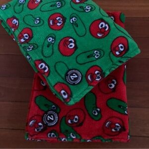 Vintage Veggie Tales Fleece Plush Babies Kids Blanket Zoobies Official